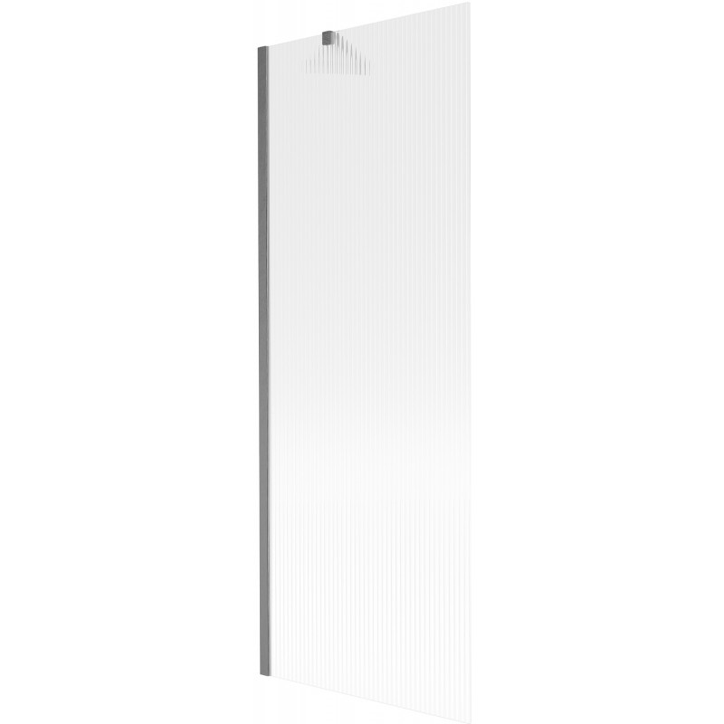Paroi de baignoire Mexen Next 1 volet 70 x 150 cm, à rayures, gris canon brossé - 895-070-000-00-09-66