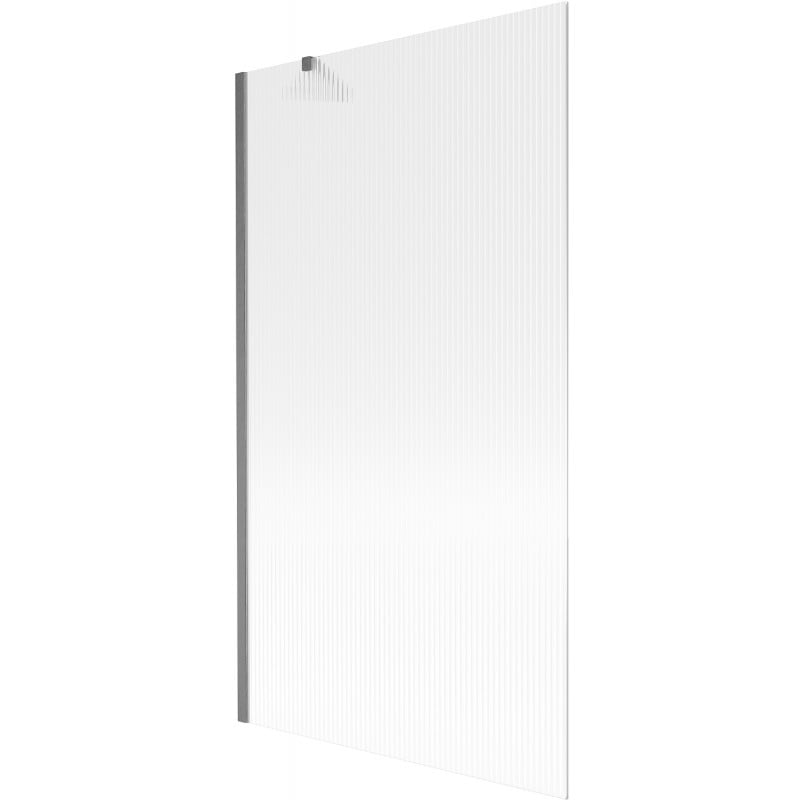 Mexen Next paroi de baignoire 1-volet 100 x 150 cm, rayures, gris canon brossé - 895-100-000-00-09-66