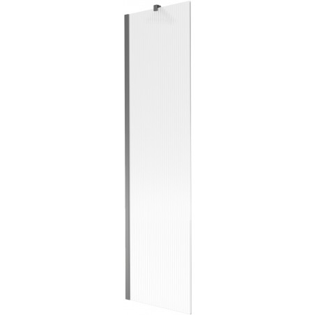 Paravent de baignoire Mexen Next 1 volet 50 x 150 cm, rayures, gun metal - 895-050-000-00-09-95