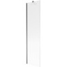 Mexen Next paroi de baignoire 1 volet 50 x 150 cm, rayures, métal gris - 895-050-000-00-09-95