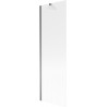 Mexen Next pare-douche à 1 panneau 60 x 150 cm, strié, gun metal - 895-060-000-00-09-95