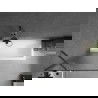 Mexen Next paroi de baignoire 1 volet 70 x 150 cm, rayures, gun metal - 895-070-000-00-09-95