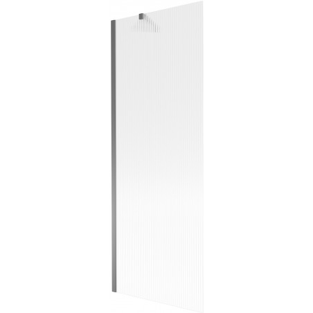Mexen Next paroi de baignoire 1 volet 70 x 150 cm, rayures, gun metal - 895-070-000-00-09-95