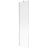 Mexen Next paroi de baignoire 1 volet 50 x 150 cm, rayures, nickel brossé - 895-050-000-00-09-97