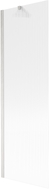 Mexen Next paroi de douche 1 volet 60 x 150 cm, rayures, nickel brossé - 895-060-000-00-09-97