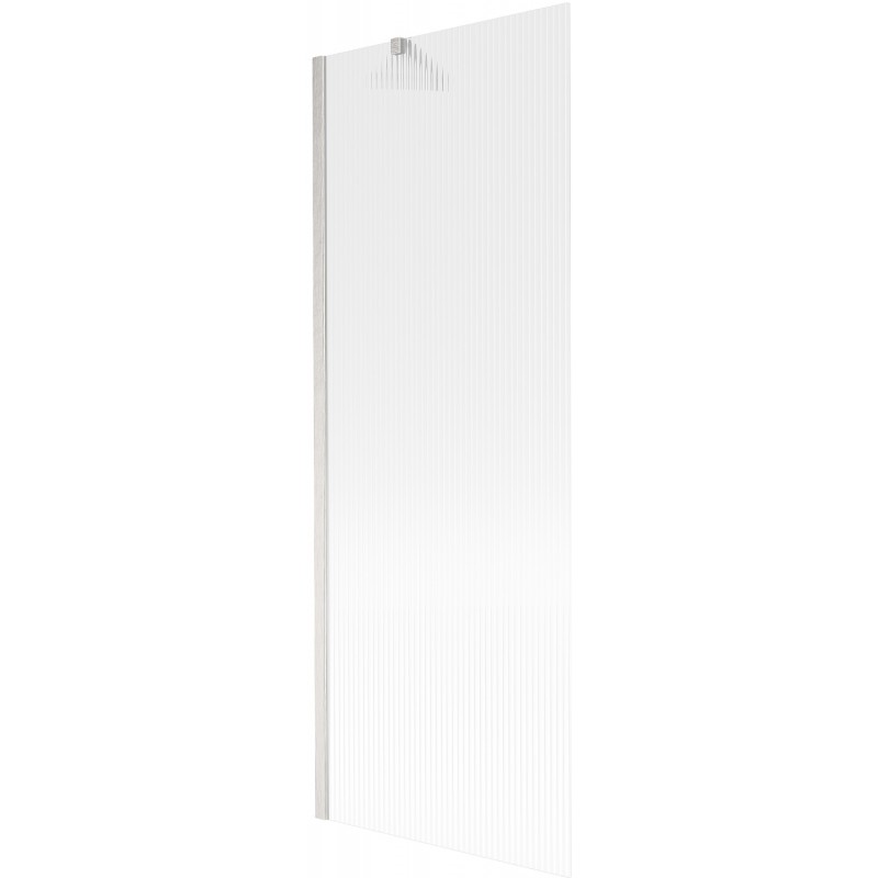 Mexen Next paroi de baignoire à 1 volet 70 x 150 cm, stries, nickel brossé - 895-070-000-00-09-97