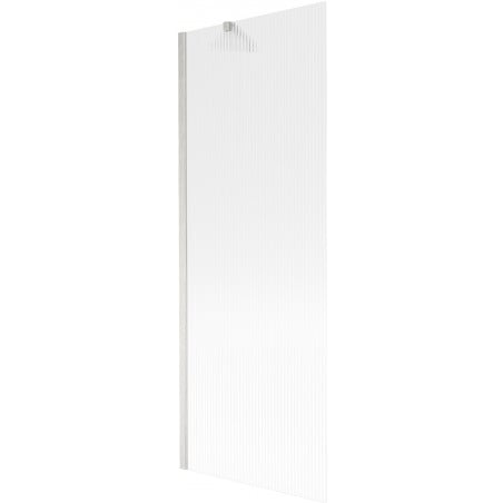 Mexen Next paroi de baignoire à un panneau 70 x 150 cm, rayures, nickel brossé - 895-070-000-00-09-97