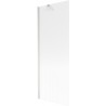 Mexen Next paroi de baignoire à 1 volet 70 x 150 cm, stries, nickel brossé - 895-070-000-00-09-97
