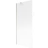 Mexen Next paroi de baignoire 1 volet 80 x 150 cm, rayures, nickel brossé - 895-080-000-00-09-97