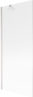 Mexen Next paroi de baignoire 1 volet 80 x 150 cm, rayures, nickel brossé - 895-080-000-00-09-97