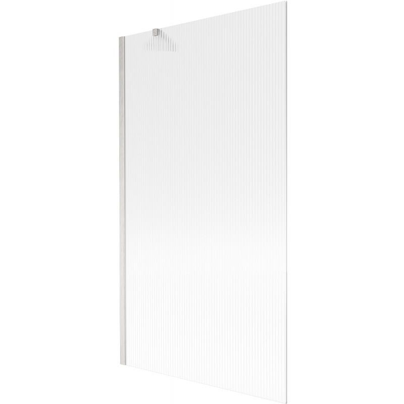 Paroi de baignoire Mexen Next 1 volet 100 x 150 cm, rayures, nickel brossé - 895-100-000-00-09-97