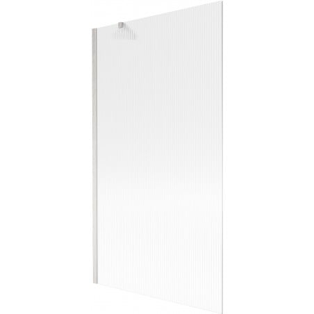 Mexen Next paroi de baignoire 1 volet 100 x 150 cm, rayures, nickel brossé - 895-100-000-00-09-97