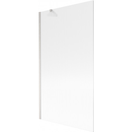 Paroi de baignoire Mexen Next 1 volet 100 x 150 cm, rayures, nickel brossé - 895-100-000-00-09-97