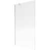 Mexen Next paroi de baignoire 1 volet 100 x 150 cm, rayures, nickel brossé - 895-100-000-00-09-97