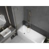 Mexen Next paroi de baignoire 1 battant 50 x 150 cm, givré, or brossé - 895-050-000-00-30-55