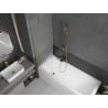 Mexen Next paroi de bain 1 vantail 60 x 150 cm, givre, doré brossé - 895-060-000-00-30-55