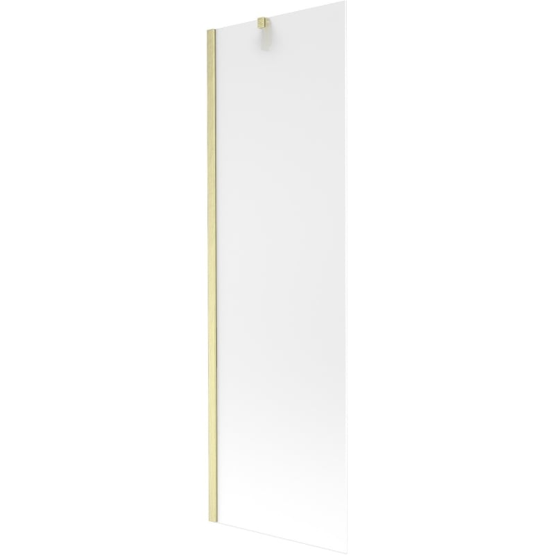 Mexen Next paroi de bain 1 vantail 60 x 150 cm, givre, doré brossé - 895-060-000-00-30-55