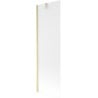 Mexen Next paroi de bain 1 vantail 60 x 150 cm, givre, doré brossé - 895-060-000-00-30-55