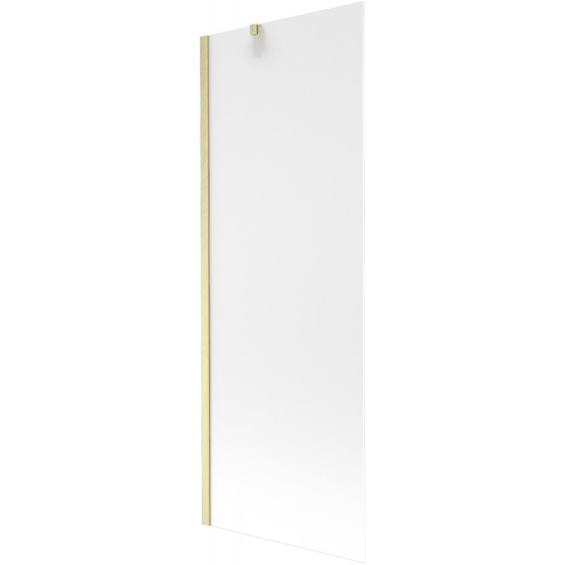 Mexen Next paroi de baignoire 1 vantail 70 x 150 cm, dépoli, or brossé - 895-070-000-00-30-55