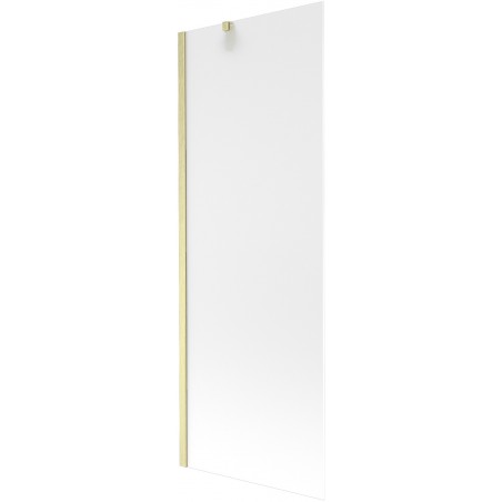 Mexen Next paroi de baignoire 1 vantail 70 x 150 cm, dépoli, or brossé - 895-070-000-00-30-55