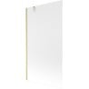 Mexen Next paroi de douche 1-volet 100 x 150 cm, givré, or brossé - 895-100-000-00-30-55