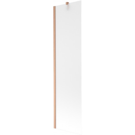 Mexen Next paroi de baignoire 1-volet 50 x 150 cm, givré, cuivre brossé - 895-050-000-00-30-65