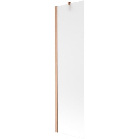 Mexen Next paroi de baignoire à 1 vantail 50 x 150 cm, dépoli, cuivre brossé - 895-050-000-00-30-65