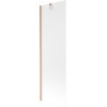 Mexen Next écran de baignoire à 1 volet 60 x 150 cm, givre, cuivre brossé - 895-060-000-00-30-65