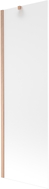 Mexen Next pare-douche 1 panneau 60 x 150 cm, givre, cuivre brossé - 895-060-000-00-30-65