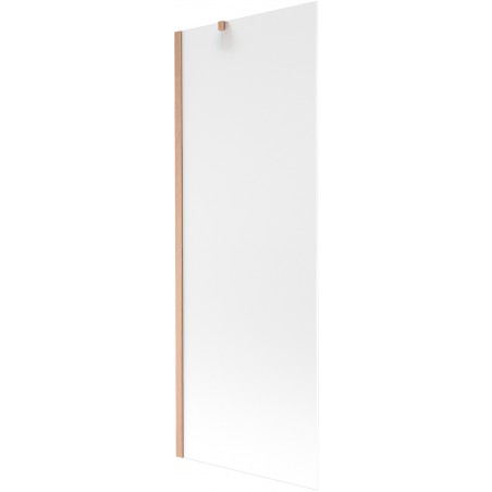 Paroi de baignoire 1 volet 70 x 150 cm, givrée, cuivre brossé - 895-070-000-00-30-65