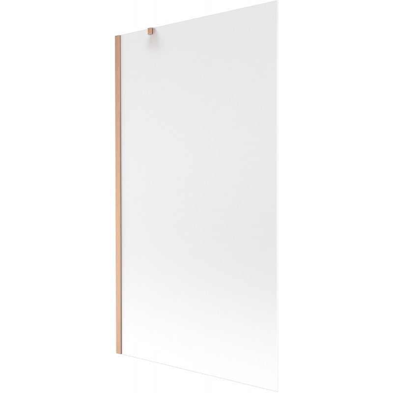 Mexen Next paroi de baignoire 1 volet 100 x 150 cm, givré, cuivre brossé - 895-100-000-00-30-65