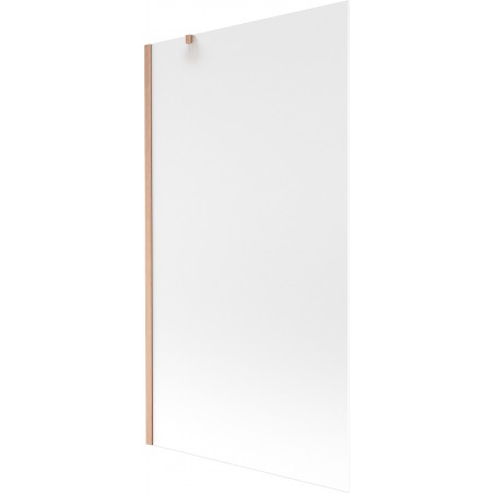 Mexen Next paroi de baignoire 1 battant 100 x 150 cm, givré, cuivre brossé - 895-100-000-00-30-65