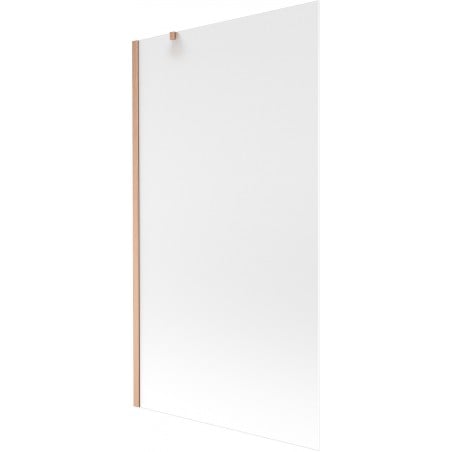 Mexen Next paroi de baignoire 1 volet 100 x 150 cm, givré, cuivre brossé - 895-100-000-00-30-65