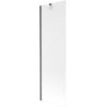 Mexen Next paroi de baignoire 1-volet 60 x 150 cm, givrée, gris canon brossé - 895-060-000-00-30-66