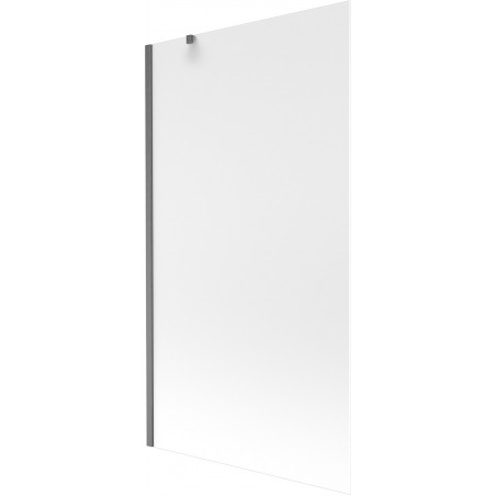 Mexen Next paroi de baignoire à 1 panneau 100 x 150 cm, givré, gris canon brossé - 895-100-000-00-30-66