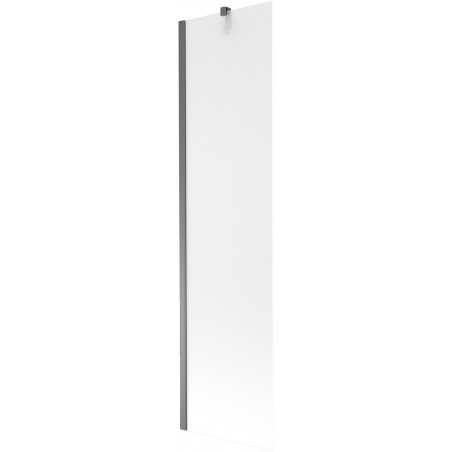 Paroi de baignoire 1 volet Mexen Next 50 x 150 cm, givré, métal ardoise - 895-050-000-00-30-95