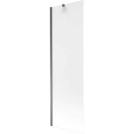 Mexen Next paroi de baignoire 1 volet 60 x 150 cm, dépoli, gun metal - 895-060-000-00-30-95