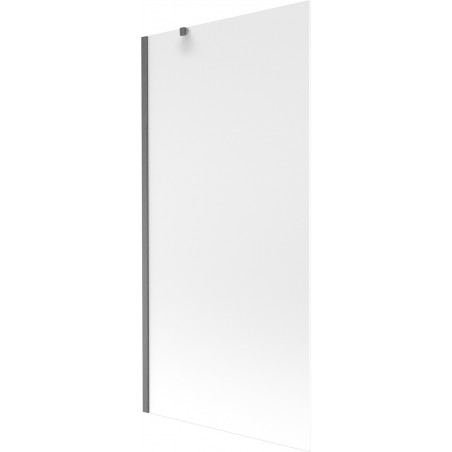 Paroi de bain Mexen Next à 1 volet 90 x 150 cm, dépoli, gris canon brossé - 895-090-000-00-30-66