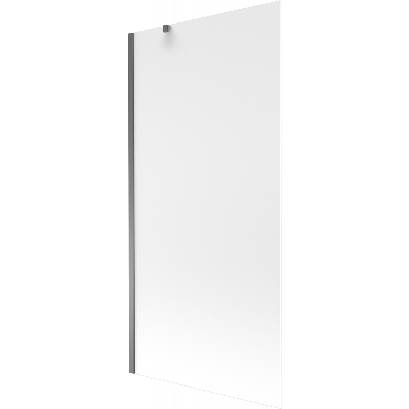 Mexen Next paroi de baignoire 1 vantail 90 x 150 cm, givre, gun metal - 895-090-000-00-30-95