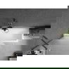 Mexen Next paroi de baignoire 1 vantail 90 x 150 cm, givre, gun metal - 895-090-000-00-30-95