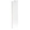 Mexen Next paroi de baignoire à 1 panneau 50 x 150 cm, givré, nickel brossé - 895-050-000-00-30-97