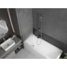 Mexen Next pare-douche à 1 volet 60 x 150 cm, givré, nickel brossé - 895-060-000-00-30-97