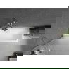 Paroi de baignoire 1 panneau Mexen Next 70 x 150 cm, givre, nickel brossé - 895-070-000-00-30-97