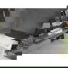 Mexen Next paroi de baignoire 1-volet 90 x 150 cm, givre, nickel brossé - 895-090-000-00-30-97