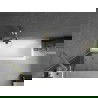 Mexen Next paravent de baignoire 1 volet 70 x 150 cm, graphite, doré brossé - 895-070-000-00-40-55