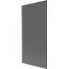 Mexen Next paroi de douche à 1 panneau 90 x 150 cm, graphite, cuivre brossé - 895-090-000-00-40-65