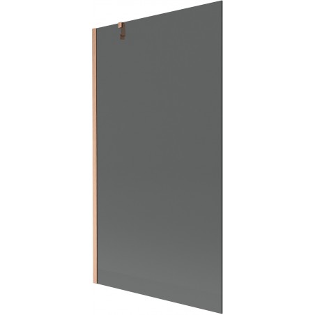 Mexen Next paravent de baignoire à 1 aile 100 x 150 cm, graphite, cuivre brossé - 895-100-000-00-40-65