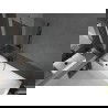 Mexen Next paroi de baignoire à 1 panneau 50 x 150 cm, graphite, gris armé brossé - 895-050-000-00-40-66