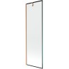 Mexen Next pare-douche 1 volet 60 x 150 cm, cadre noir, cuivre brossé - 895-060-000-00-70-65