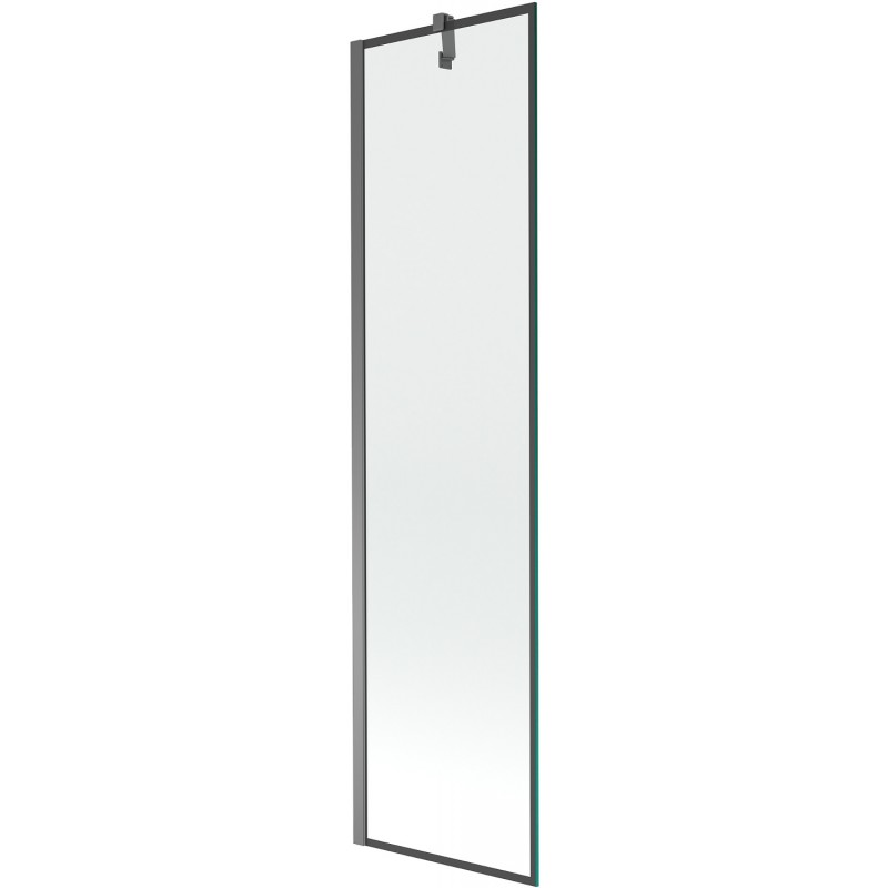 Paroi de baignoire mexen next 1 panneau 50 x 150 cm, motif noir, gun metal - 895-050-000-00-70-95